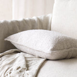 Textured Fabric Cushion | Arctic