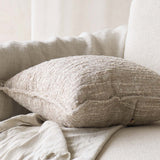 Textured Fabric Cushion | Beige