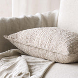 Textured Fabric Cushion | Beige