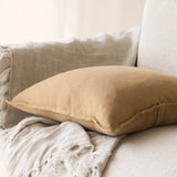 Linen Fabric Cushion | Wheat