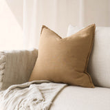 Linen Fabric Cushion | Wheat