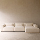 Komo Modular L Shape Sofa | Alabaster (342 cm)