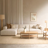 Komo Modular L Shape Sofa | Alabaster (342 cm) - Originals Furniture