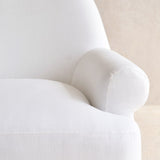 Lucca Fabric Armchair | Snow (94cm) - Originals Furniture