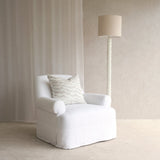 Lucca Fabric Armchair | Snow (94cm)