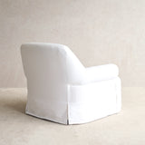 Lucca Fabric Armchair | Snow (94cm)