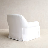 Lucca Fabric Armchair | Snow (94cm) - Originals Furniture