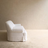 Lucca Fabric Sofa | Snow (214cm)