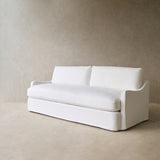 Pieve Fabric Sofa | Snow (230cm)