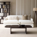 Trevi Fabric Sofa | Off White (230cm)