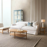 Trevi Fabric Sofa | Snow (230cm)