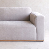 Komo Modular L Shape Sofa | Frost Grey (242cm)