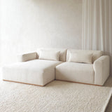 Komo Modular L Shape Sofa | Alabaster (242cm)