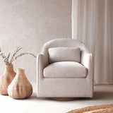 Millie Swivel Armchair | Marble