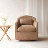Millie Swivel Armchair | Amber