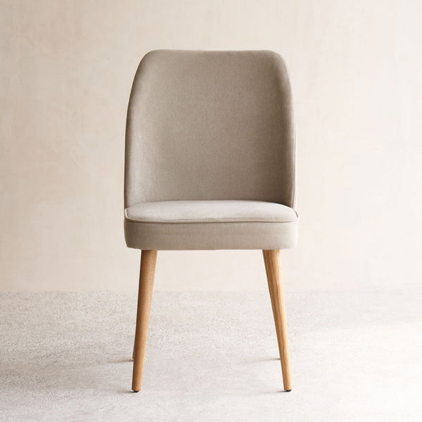 Beige Oak Andy Dining Chair