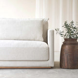 Portofino Fabric Sofa | Wheat (240cm)