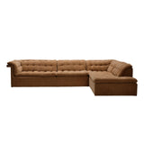 Furrow Full Modular Sofa | Bespoke Fabric & Leather (318cm)