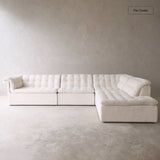 Furrow Full Modular Sofa | Bespoke Fabric & Leather (318cm)
