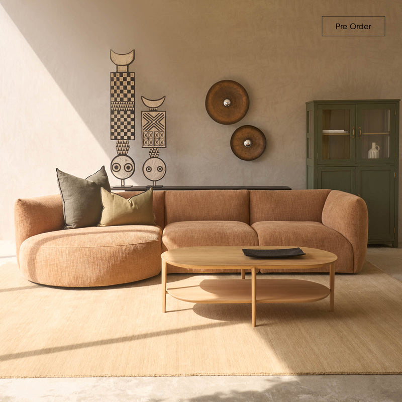 Slipper Full Modular Sofa | Bespoke Fabric/Leather (310cm)