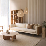 Sonder Sofa | Pecan & Panna Cotta (241cm)