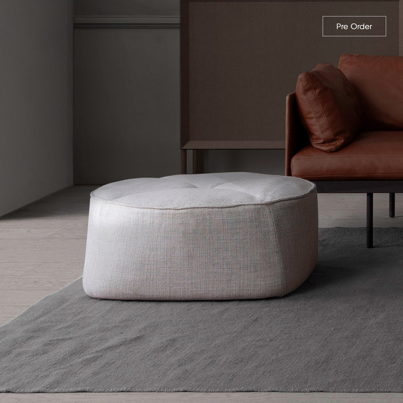 Arbor Ottoman | Bespoke Fabric/Leather (73cm)