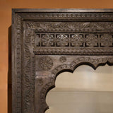 Vintage Teak Carved Mirror with Arch | Chocolate - Originals Furniture