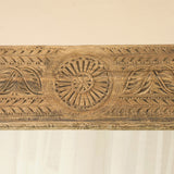 Vintage Floral Carved Mirror | A