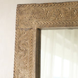 Vintage Floral Carved Mirror | B