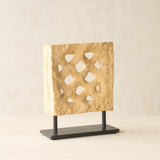 Reclaimed Sandstone Jali Deco