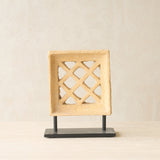 Reclaimed Sandstone Jali Deco
handcrafted from solid sandstone salvaged from a historic building in India.