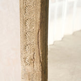 Vintage Floral Carved Mirror | C
