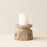 Vintage Carved Candle Holder