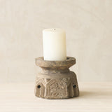 Vintage Carved Candle Holder