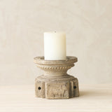 Vintage Carved Candle Holder