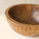 Vintage Timber Bowl | Dark Brown