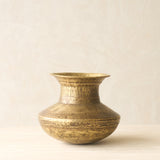 Hand Hammered Vintage Brass Pot