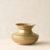 Hand Hammered Vintage Brass Pot