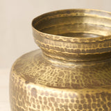 Hand Hammered Vintage Brass Pot