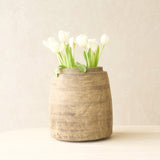 Vintage Rustic Wooden Pot Natural | No. 2