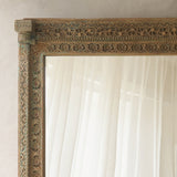 Vintage Floral Carved Mirror | D