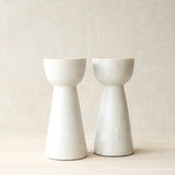 Mirage Candleholder | White Marble