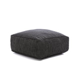 Silky Square Pouf | Anthracite (95cm)