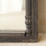 Vintage Teak Carved Mirror | Charcoal A - Originals Furniture