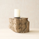 Hand Carved Architectural Pillar Candlestand | A