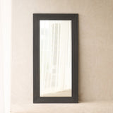 Vintage Carved Mirror | Black