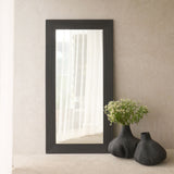 Vintage Carved Mirror | Black