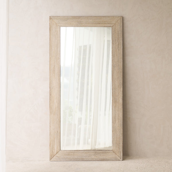 Vintage Carved Mirror | Natural