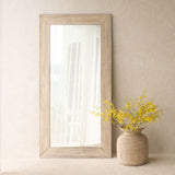 Vintage Carved Mirror | Natural