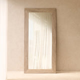 Vintage Carved Mirror | Natural